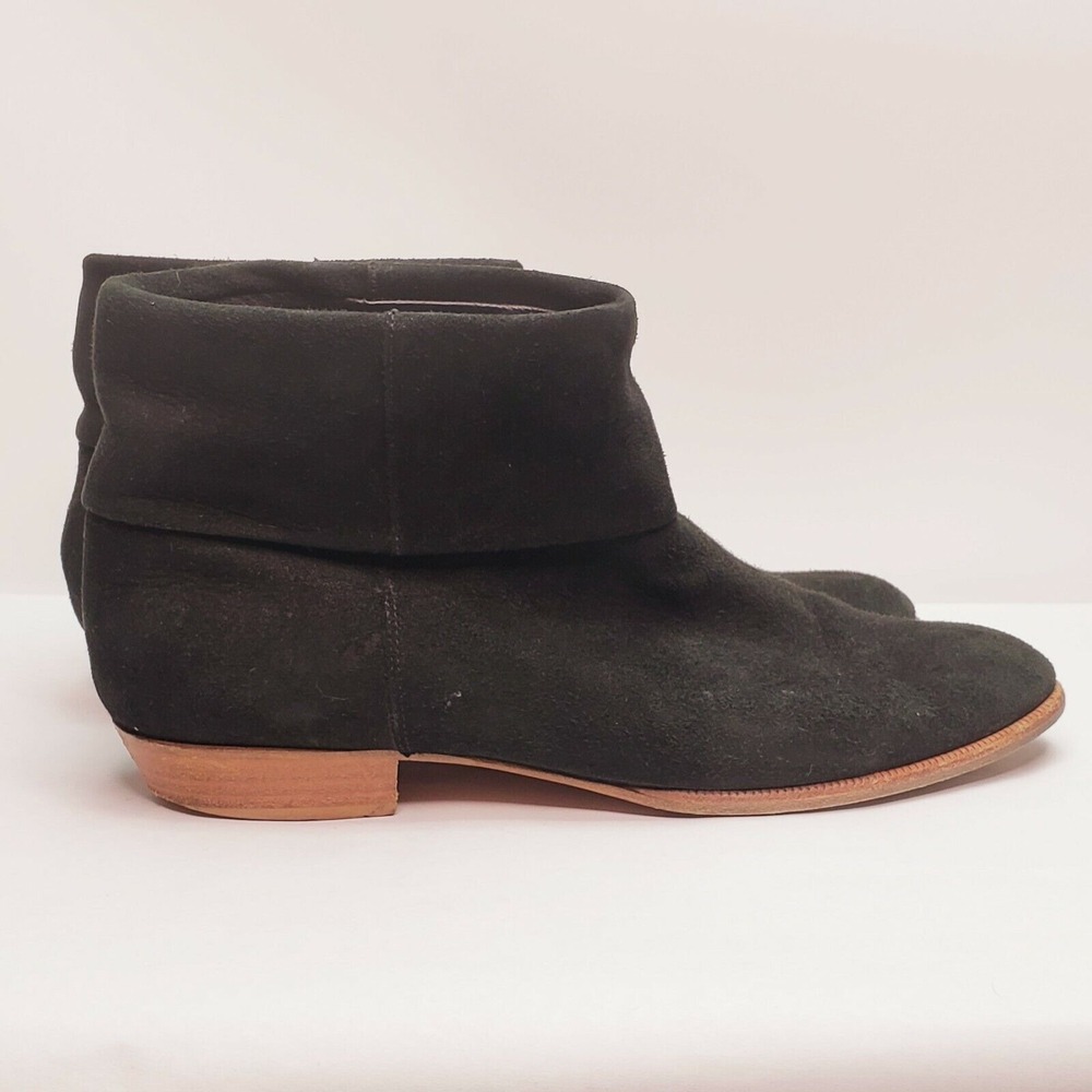 Sigerson Morrison ankle boots 10 M‎ black suede booties minimalist designer